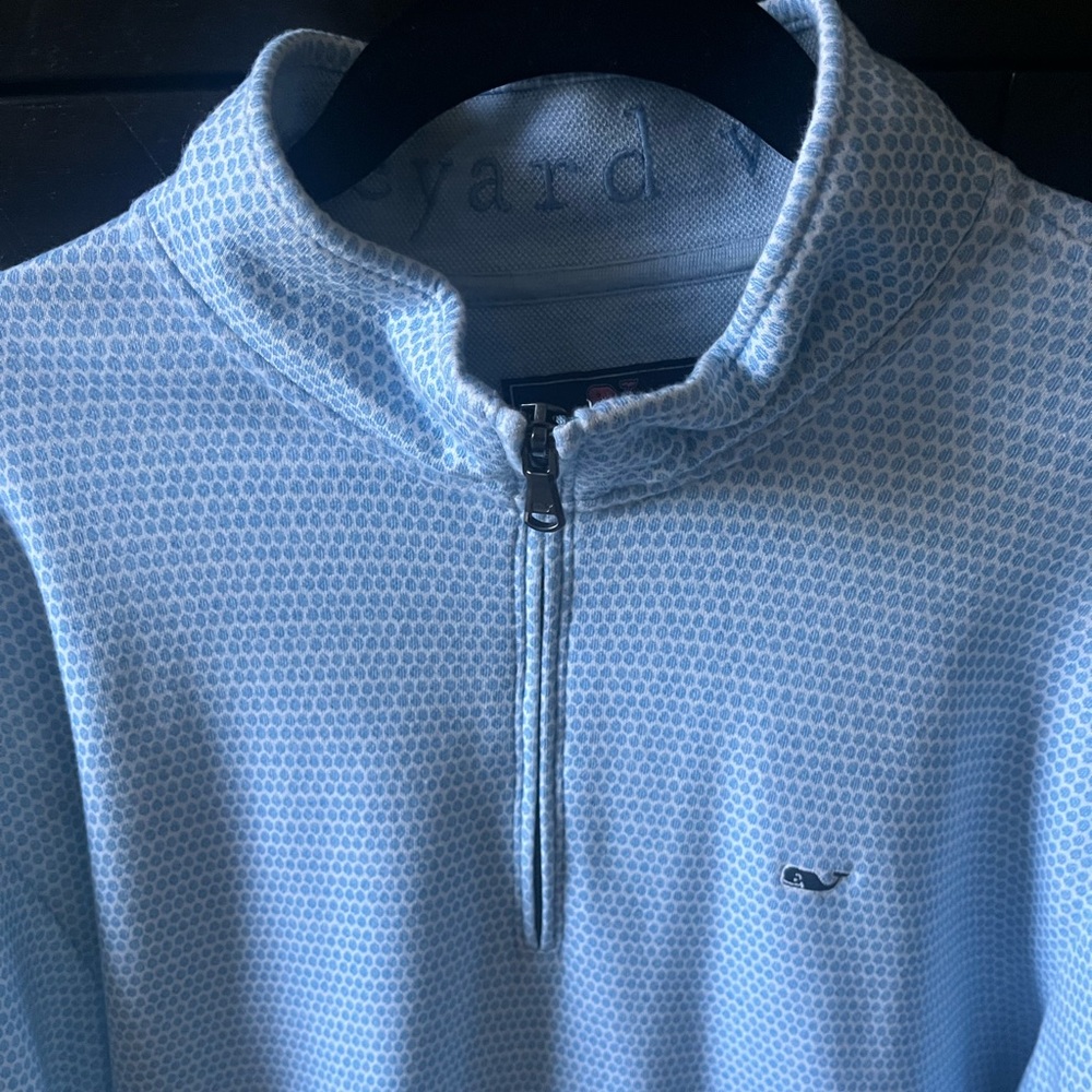 Like New Men’s VINEYARD VINES Preppy Saltwater Quarter Zip Pullover Size: XL - Picture 10 of 16